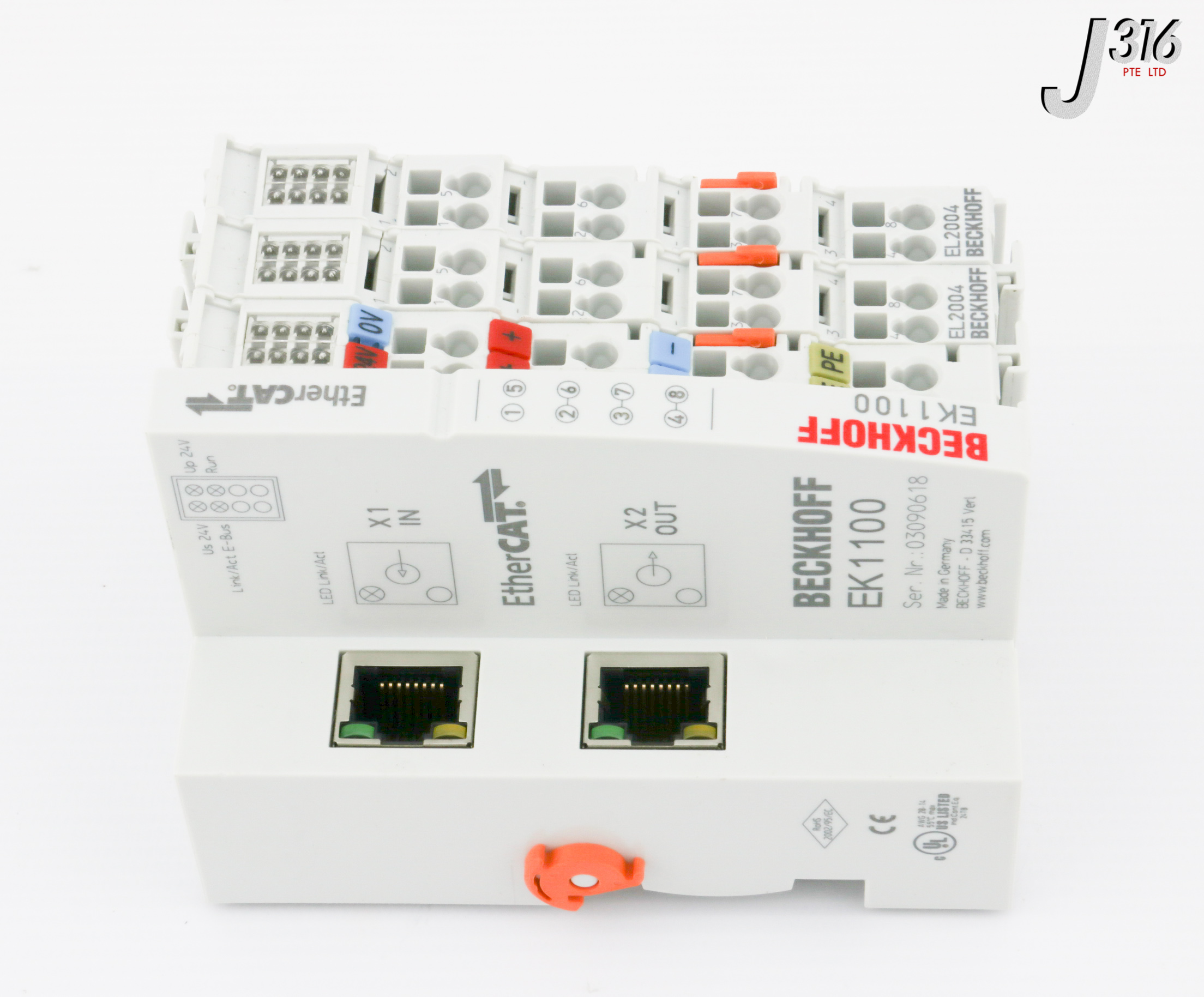 31081 BECKHOFF ETHERCAT TERMINALS MOTION CONTROLS, EL2004, EL9011...